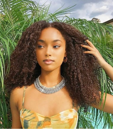 Afro Kinky 4x4 Transparent Closure Wig