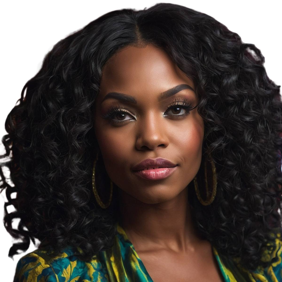 Kinky Curly 4x4 Transparent Closure Wig