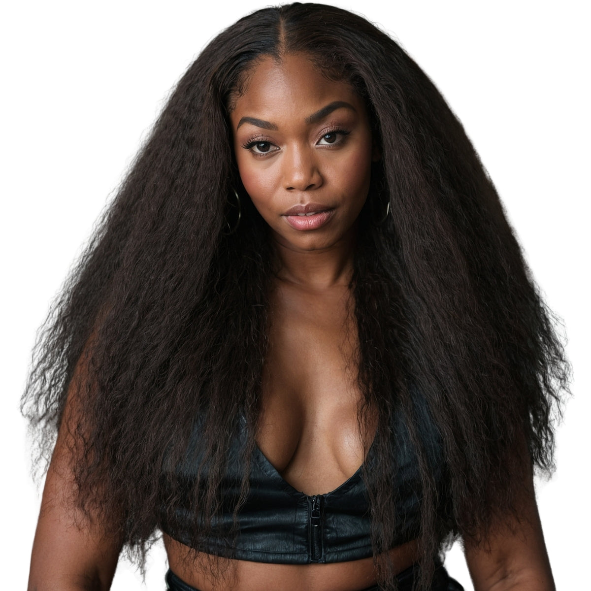Brazilian Kinky Straight U-Part Wig