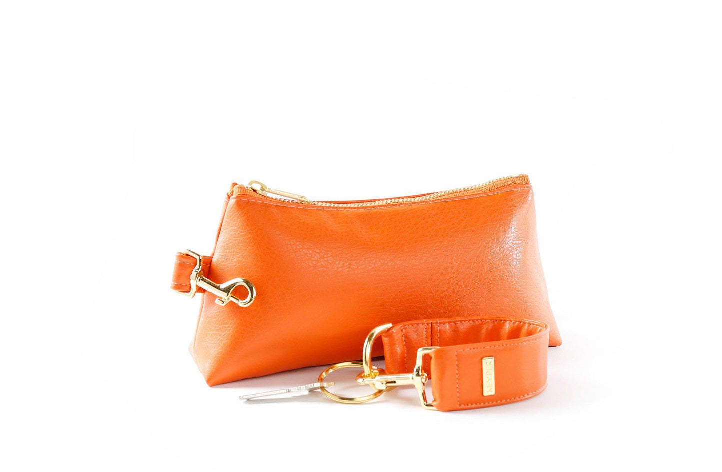 Persimmon Vegan Leather 2-Piece WRISTLET SET